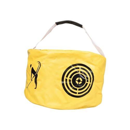 JISADER Golf Golf Golf Swing Trainer Leichte, tragbare Schlagtasche Strike Bag Golftasche für die Praxis, Gelb von JISADER