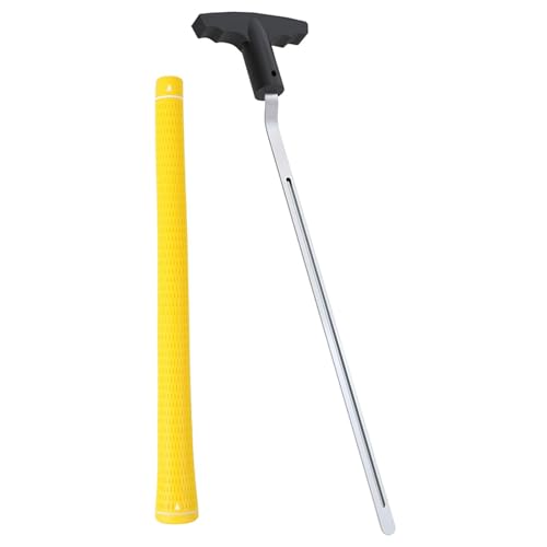JISADER Golf Grip Entfernung Werkzeug Golf Grip Werkzeug V Groove Grip Remover Grip Reparatur für Golf, Gelb von JISADER
