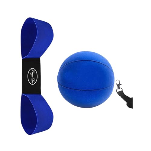 JISADER Golfschwung-Trainerball, Armband, Haltungskorrigierender professioneller aufblasbarer Golfball-Schwungassistent für Männer und Frauen, Blau von JISADER