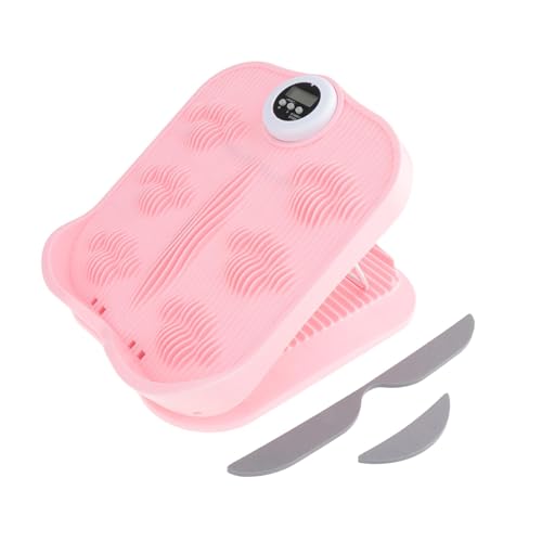 JISADER Wadendehnbrett, Schrägbrett, Fitnessgerät, Fußstütze, Tragbar, Professioneller Wadenstrecker für, Rosa von JISADER