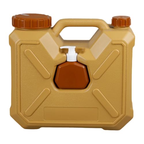 JISADER Wassertank mit, Tragbarer Campingkrug für Den Notfall, Gelb, 12l von JISADER