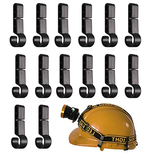 JJWNMLL 14 Stück Stirnlampen Clips, für schutzhelm kopflampe Clip, geeignet für alle Arten von Scheinwerfern, schutzhelm Harte Hut-Taschenlampen von JJWNMLL