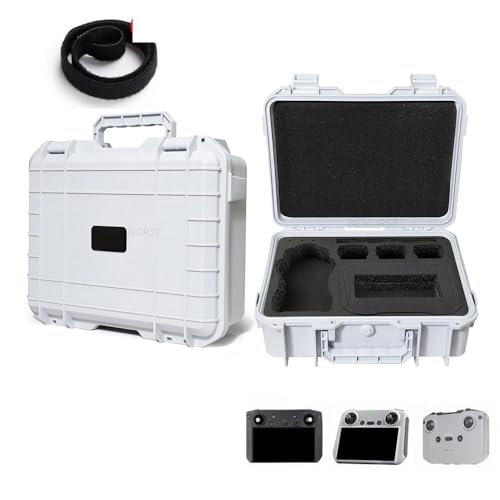 JLANDA Lagerung Tragetasche Für DJI RC/RC-N1/RC Pro Smart Controller Drone Box Hardshell Koffer Für DJI Mavic air 2/2S Zubehör (Color : Silvery) von JLANDA