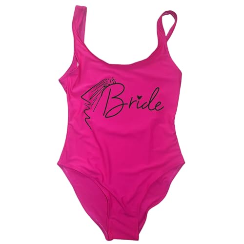 JLGYSX Bikini Damen Weibliche Schleierbraut One Stück Badeanzug Body Backless Monokini-Pblack170B-Hop-S von JLGYSX