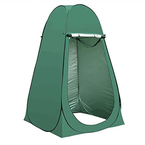 Modisches tragbares Ankleidezimmer-Popup-Zelt – Sichtschutzzelt für Toilette, Dusche und Umkleideraum für Camping und Outdoor, robust und einfach zusammenklappbar, modern (grün1) von JLKCSEF