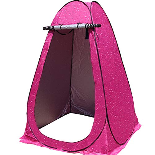 Pop-Up-Zelt, Umkleideraum-Sichtschutzzelt, tragbares Outdoor-Camping-Duschzelt (A 120 x 120 x 190) von JLKCSEF