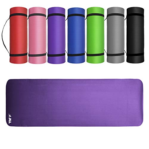 JLL® Yogamatte Rutschfest, Yoga Matte Dicker, Sportmatte für Zuhause, Pilates Matte für Frauen und Männer, 10mm Fitness Workout Matte für Yoga von JLL Fitness