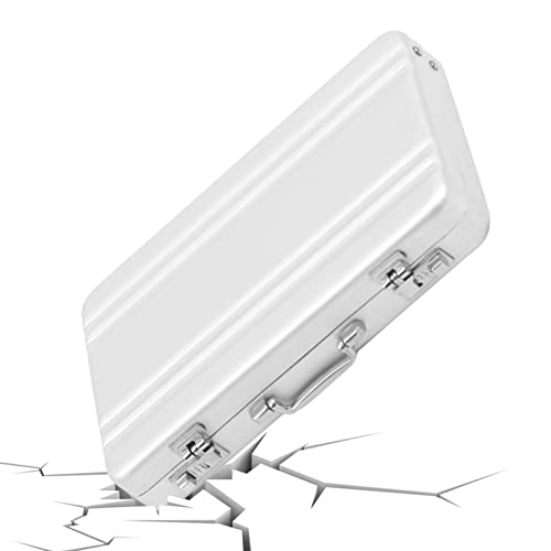 JMEDIC Rossev Kreditkartenetui für Visitenkarten aus Aluminium – Kostüm Koffer Prop Kreditkartenetui für Unternehmen von JMEDIC
