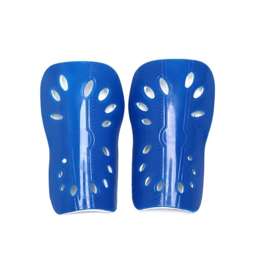 JMORCO 1 Paar Fußball-Schienbeinschoner, weiche Fußball-Fußball-Schienbeinschutz-Pads, Beinschutz for Damen und Herren, atmungsaktiv FußBall-WadenschüTzer (Color : Blue, Size : S) von JMORCO