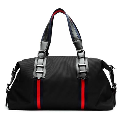 Reisetasche Männer Reisetaschen Große Kapazität Männer Gepäck Handtaschen Oxford Reise Duffle Mode Männer Falttasche Reisetaschen (Color : Red Big) von JMORCO