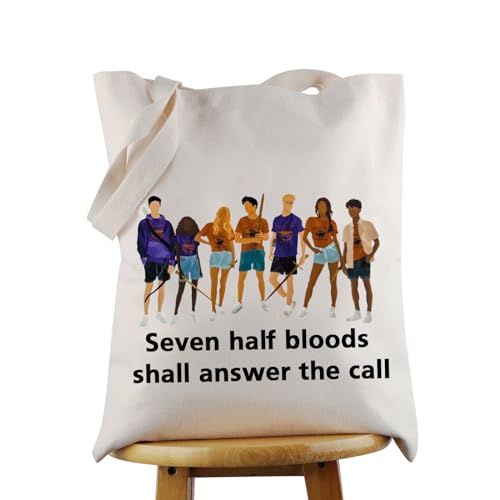 JNIAP Kosmetiktasche mit Aufschrift "Half Bloods Percy" inspiriert von Percy, Geschenk mit Aufschrift "Seven Half Bloods Shall Answer The Call", Seven Tragetasche, modisch von JNIAP