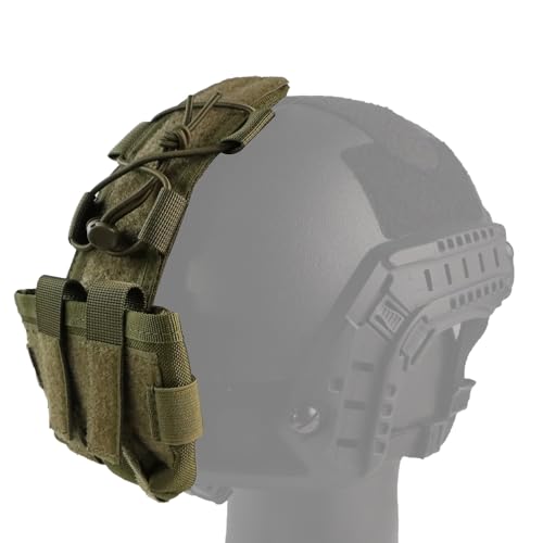 JOAXOR Taktische Helm-Batterietasche, Gegengewichtstasche, MK1, Helm-Akku, Balance-Gewichtstasche (grün) von JOAXOR