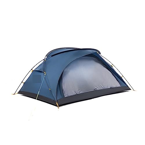 Camping Zelt UL2 Doppelzelt, einlagiges, ultraleichtes Outdoor-Campingzelt for 1–2 Personen, sofortiges Kabinenzelt Tolle Belüftung(Color:Blue) von JODEOL