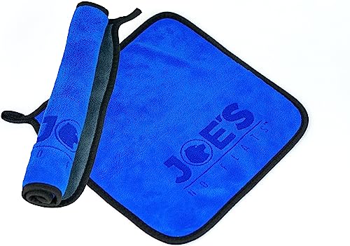 JOES-NO-FLATS Unisex-Adult PANNO MICROFIBRA PER PULIZIA BICI (2PZ), Nero, Einheitsgröße von JOES-NO-FLATS