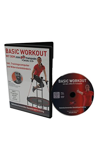 JOKA FIT Trainings-DVD, deutsch für Fitnesstrampoline, Basic Workout, 16765 von JOKA FIT