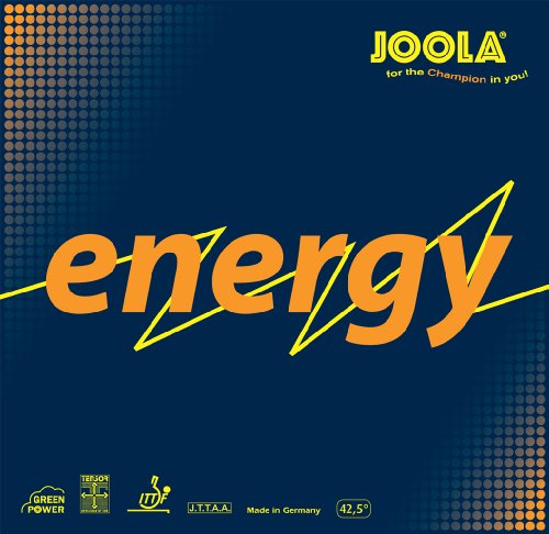 JOOLA Energy Green Power Tischtennisgummi, Rot, max von JOOLA