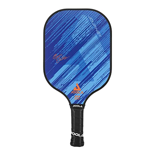 JOOLA Journey Pickleball-Paddel, Fiberglas-Graphit-Oberfläche für mehr Leistung, leichtes Pickleball-Paddel mit erhöhter Kontrolle, mehrere Farben und Designs, USAPA-genehmigt, Blau, 10 mm von JOOLA