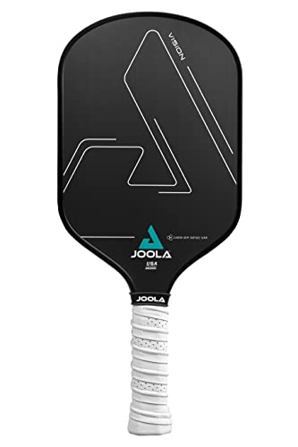 JOOLA Vision Pickleball-Paddel mit strukturierter Carbon-Grip-Oberflächentechnologie für maximale Drehung und Kontrolle-Polypropylen-Pickleball-Schläger mit Waben-Kern von JOOLA