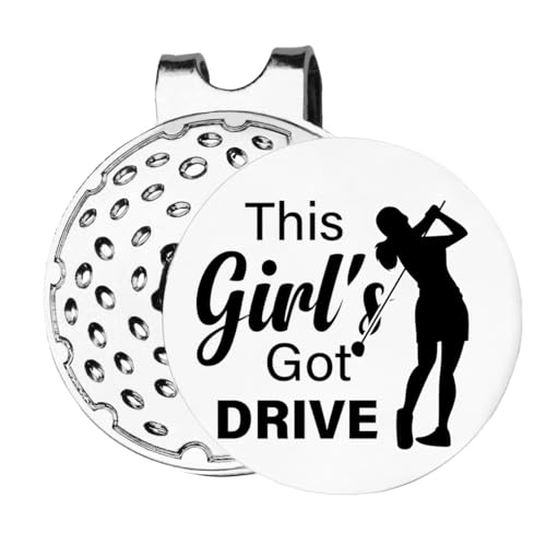 Lustige Golf-Geschenke für Mädchen, Frauen, Golfer, Golfball-Marker, Geschenke für Frau, Golf-Fan, Golfball-Marker, magnetischer Hutclip, Golf-Zubehör, Geschenke für Frauen, Tochter, Schwester, Bestie von JOWMIJ