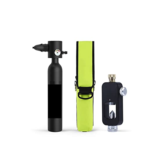 JOXLOVER Mini-Tauchflasche, Mini-Tauchausrüstung, Tauchflasche, Sauerstoffflasche, Schnorchelset Mit Adapter für Unterwassererkundungsrettung (Color : A, Size : Diving Equipment B) von JOXLOVER