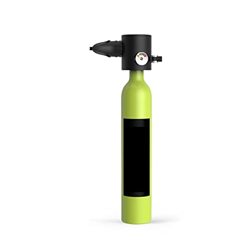 JOXLOVER Mini-Tauchflasche, Mini-Tauchausrüstung, Tauchflasche, Sauerstoffflasche, Schnorchelset Mit Adapter für Unterwassererkundungsrettung (Color : A, Size : Mini Scuba Tank G) von JOXLOVER