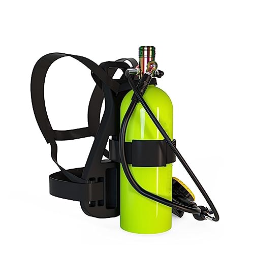 Mini-Tauchflasche, 2,3 L Tauch-Sauerstoffflaschen, Konstantdruck-Unterwasser-Freitauchausrüstung, Tauchzubehör Mit 10–15 Minuten Kapazität, Tauchausrüstung für Unterwassererkundungsrettung ( Color : G von JOXLOVER