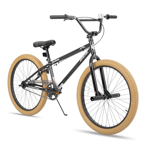 JOYSTAR Gemsbok 20 Zoll Kinder Freestyle BMX Fahrrad für Jungen Mädchen im Alter von 7-11 Jahren, 20“ Kinderfahrräder，Braun von JOYSTAR