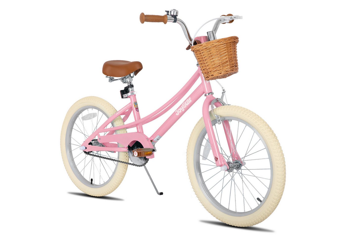 JOYSTAR Kinderfahrrad 12/14/16/18/20 Mädchenfahrrad für 2-13 Jahre alte Kinder, 12" 14" 16" Kinderfahrrad mit Stützrädern & Korb, 20 Zoll mit Ständer von JOYSTAR