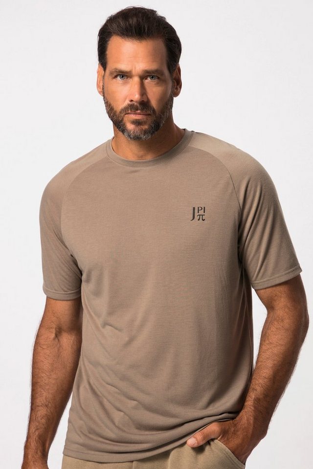 JP1880 T-Shirt T-Shirt Fitness Halbarm Rücken-Print von JP1880