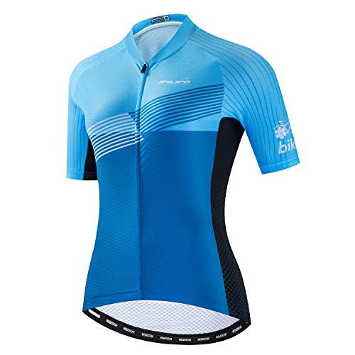 JPOJPO Cycling Jersey Radtrikot Damen Bekleidung Rennrad Kleidung Shirts Kurzarm Fahrrad Tops S-3XL von JPOJPO