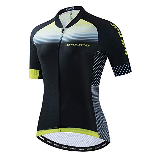 JPOJPO Cycling Jersey Radtrikot Damen Bekleidung Rennrad Kleidung Shirts Kurzarm Fahrrad Tops S-3XL von JPOJPO