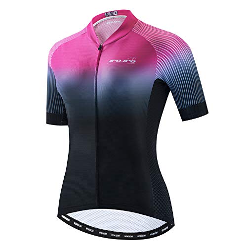 JPOJPO Cycling Jersey Radtrikot Damen Bekleidung Rennrad Kleidung Shirts Kurzarm Fahrrad Tops S-3XL von JPOJPO