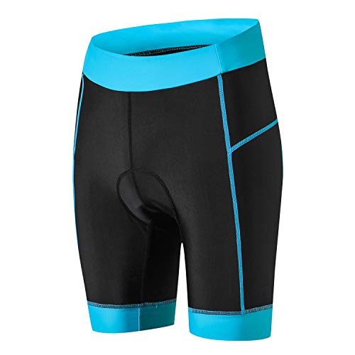 JPOJPO Damen-Fahrrad-Shorts mit 5D-Gel-Polsterung, Radunterwäsche, Sporthose von JPOJPO