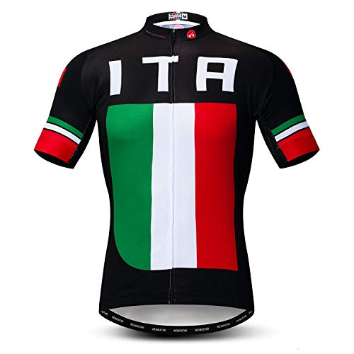JPOJPO Germany Fahrradtrikot für Männer Radtrikot Bekleidung Kurzarm Fahrrad T-Shirt Tops Herren S-3XL von JPOJPO