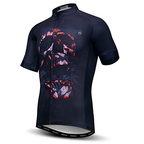 JPOJPO Herren Radtrikot Bekleidung Kurzarm Fahrrad Sport T-Shirt Tops Fahrradtrikot für Männer von JPOJPO