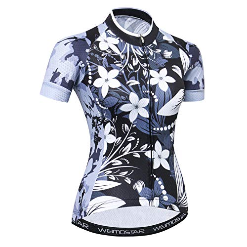 JPOJPO Radtrikot Damen Sommer Bike Trikot Bekleidung Rennrad Kleidung Shirts Kurzarm Fahrrad Tops von JPOJPO