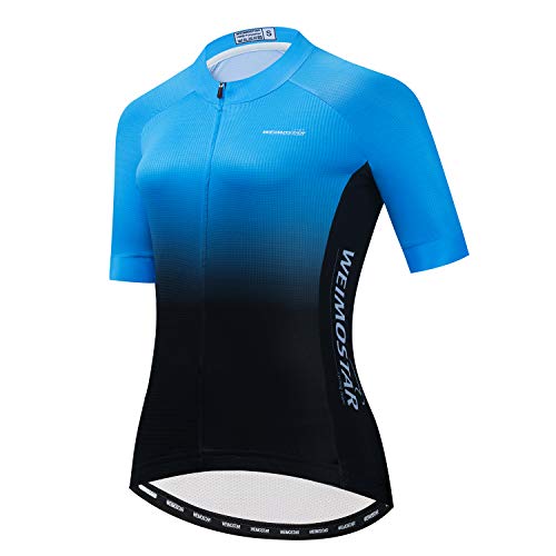 Trikot Radtrikot Damen Radfahren Kurzarm Jersey Bike Shirt Rennrad Kleidung Tops von JPOJPO