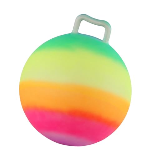 JPSDOWS Spielplatzbälle, Springball - Regenbogen-Fußball-aufblasbares Spielzeug,18-Zoll-Regenbogen-Wasserball, Sommerparty-Geschenke, Outdoor-Spielzeug für Familie, Jungen, Mädchen, Erwachsene von JPSDOWS