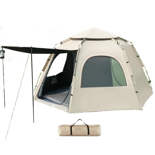 Pop-Up-Zelt für Camping,Camping-Zelt Pop-Up - Automatisches Kuppelzelt, geräumiges Campingzelt für 5–8 Personen - Tragbares, atmungsaktives Camp-Zelt, sofortige Zelte, einfacher Aufbau für Wandern, Be von JPSDOWS