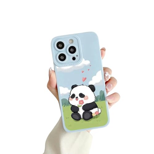 JPXWD Handyhülle Netter Panda Schätzen Die Landschaftstelefonhülle Für 1phone 11 13 12 14 Pro Max-t-lblue Qwxm 11-für 1phone11 (6 1 ") von JPXWD