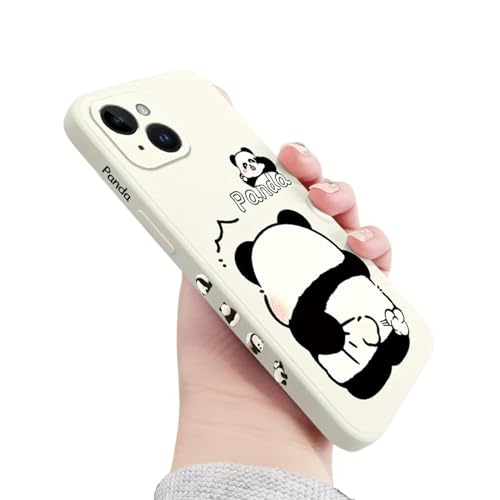 JPXWD Handyhülle Panda Telefonkoffer Für 1phone 15 14 13 12 11 Plus Pro Max Cover-1phone 11 Pro-weiß von JPXWD