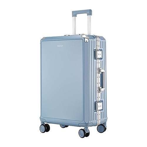 JPXWD Koffer, Koffer, Reisekoffer, Aluminiumrahmen, Trolley-Koffer, Passwort, Universal-Radtasche, einfacher modischer Koffer, Kompressionsgepäck für Geschäftsreisen von JPXWD