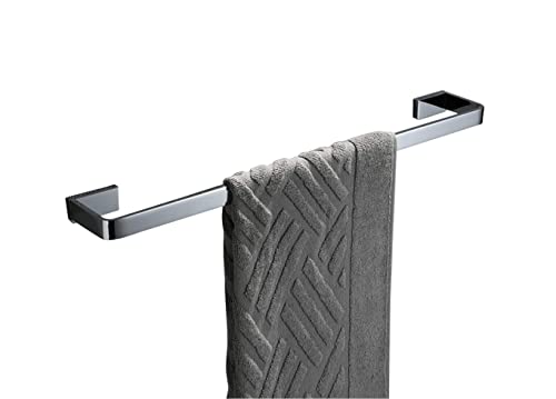 JQQJZLC Handtuchhandtuchschiene Wandmontage Badetuch Rack Wandmontierte Handtuchschiene Feste Kupfertuchstange für Badezimmer oder Küche gebürstete Finish Handtuch Handtuchhalter/40 cm von JQQJZLC