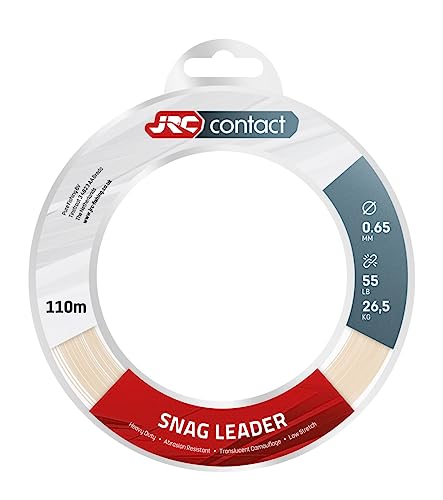 JRC Angel Schnur Contact Snag Leader Nylon Meer Spinnageln Brandungsangeln Karpfenangeln Forelle See von JRC