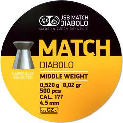 JSB Match Middle Weight 4,50-0,52 g von JSB
