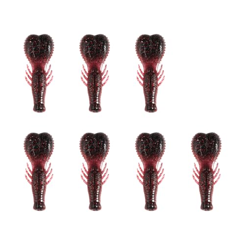 JSGHGDF 7pcs Fischerköder Locken 6 2 cm 6 7 G Schwere Weich von JSGHGDF