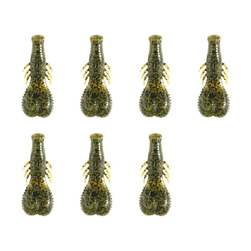 JSGHGDF 7pcs Fischerköder Locken 6 2 cm 6 7 G Schwere Weich von JSGHGDF