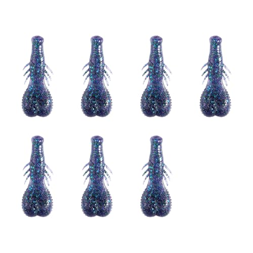 JSGHGDF 7pcs Fischerköder Locken 6 2 cm 6 7 G Schwere Weich von JSGHGDF