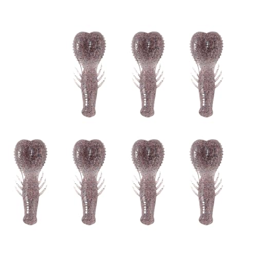 JSGHGDF 7pcs Fischerköder Locken 6 2 cm 6 7 G Schwere Weich von JSGHGDF