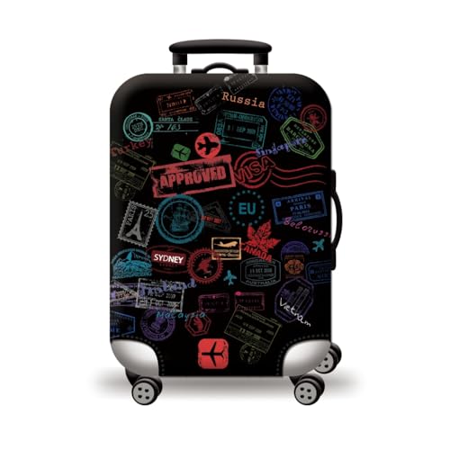 JSGHGDF Gepäckschutzhülle Gepäck-Gummizug, staubdicht, waschbar, geeignet für 45,7-81,3 cm große Koffer, Reisezubehör, H490, XL von JSGHGDF